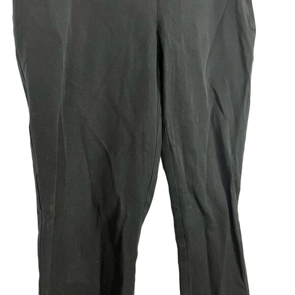CABI 5174 PENCIL Trouser Black Side Zip Skinny Slim Leg Stretch Cotton Pants 10 - Picture 11 of 15